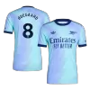 Men's Authentic ØDEGAARD #8 Arsenal Third Away Soccer Jersey Shirt 2024/25 - Player Version - Pro Jersey Shop