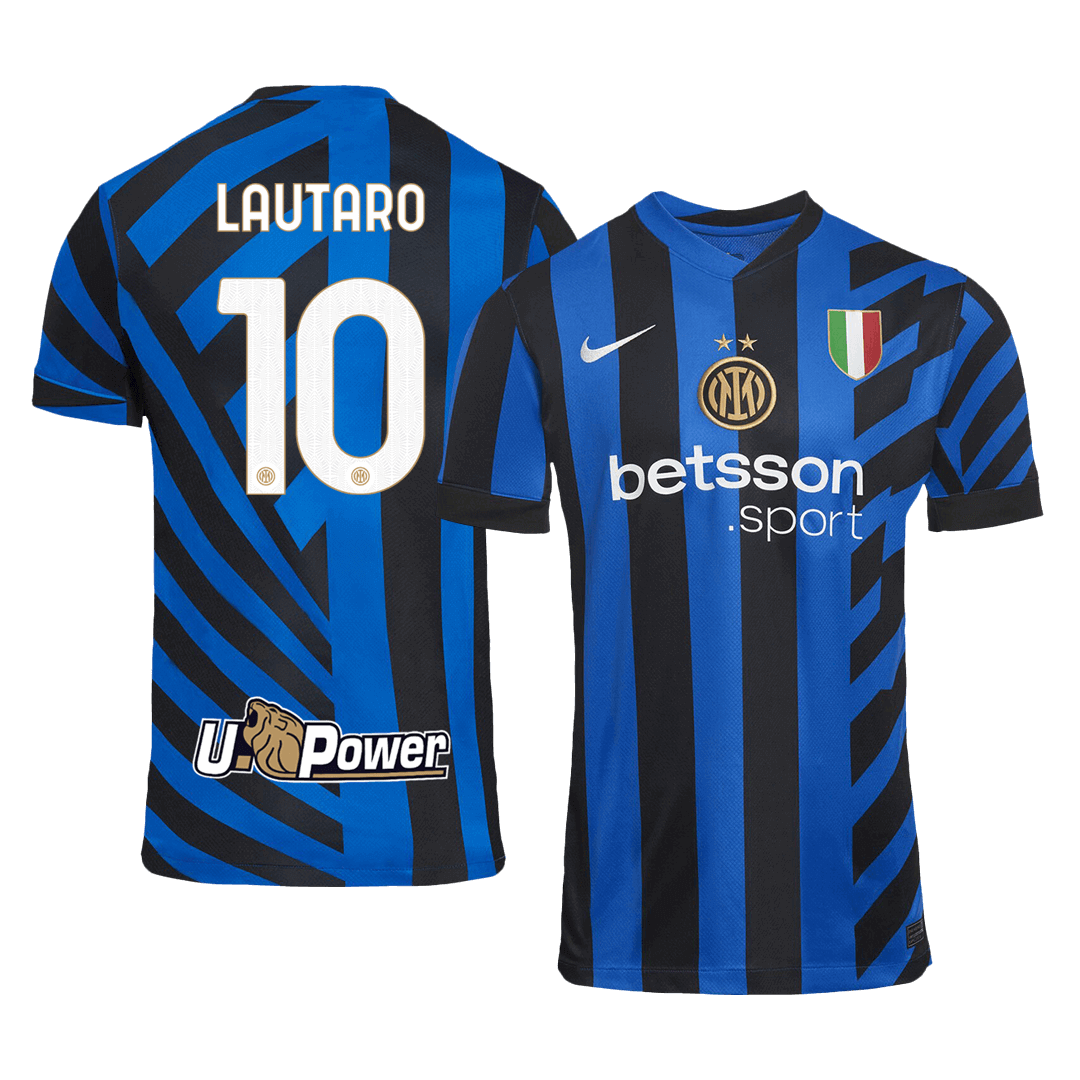 Men's LAUTARO #10 Inter Milan Home Soccer Jersey Shirt - Fan Version - Pro Jersey Shop