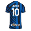 Men's Authentic LAUTARO #10 Inter Milan Home Soccer Jersey Shirt 2024/25 - Player Version - Pro Jersey Shop