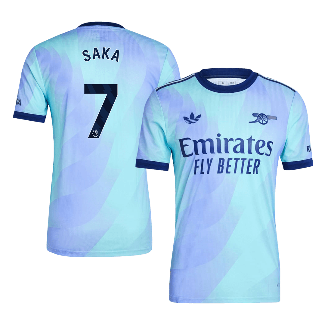 Arsenal SAKA #7 Third Away Soccer Match Jersey - Pro Jersey Shop