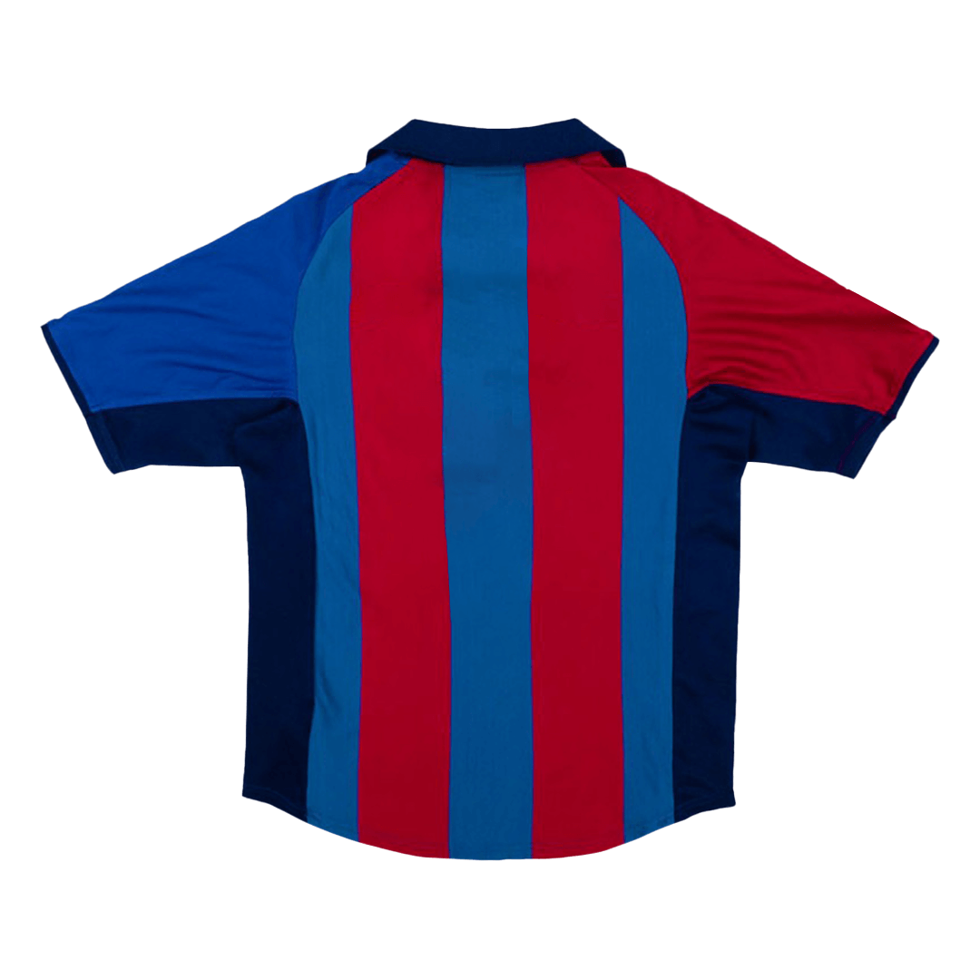 Retro 2001/02 Barcelona Home Soccer Jersey - Pro Jersey Shop