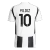 Men's Authentic YILDIZ #10 Juventus Home Soccer Jersey Shirt 2024/25 Save The Children Sponsor- Player Version - Pro Jersey Shop