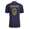 Men's Authentic VLAHOVIĆ #9 Juventus Third Away Soccer Jersey Shirt 2024/25 Save The Children Sponsor- Player Version - Pro Jersey Shop