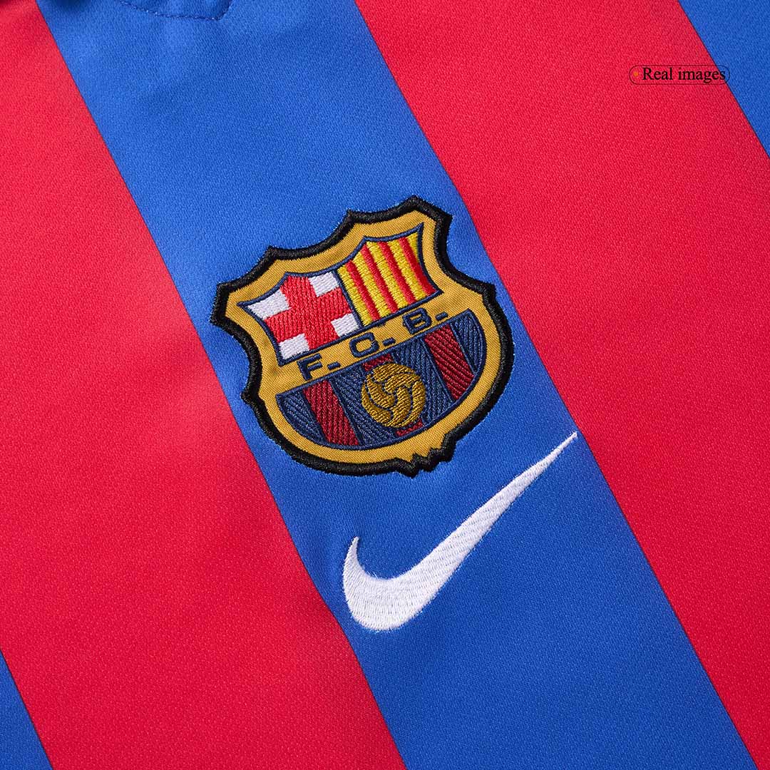 Retro 2001/02 RIVALDO #10 Barcelona Home Soccer Jersey - Pro Jersey Shop