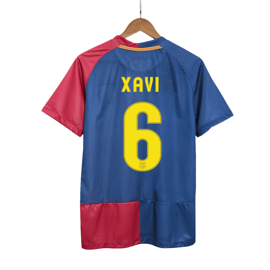 Retro 2008/09 XAVI #6 Barcelona Home Soccer Jersey - Pro Jersey Shop