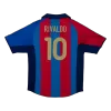 Men's Retro 2001/02 RIVALDO #10 Barcelona Home Soccer Jersey Shirt - Pro Jersey Shop