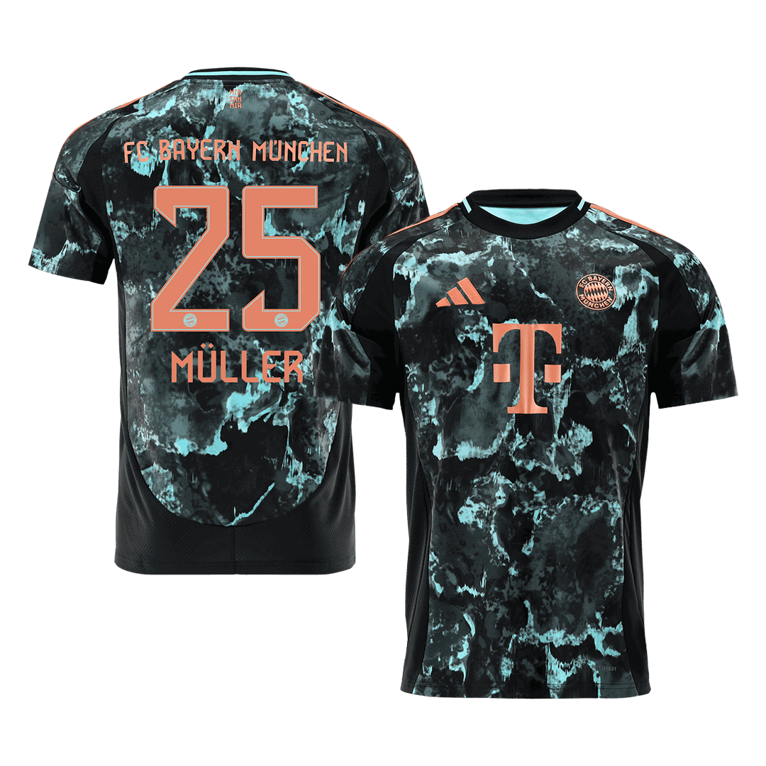 Bayern Munich MÜLLER #25 Away Soccer Fan Jersey - Pro Jersey Shop