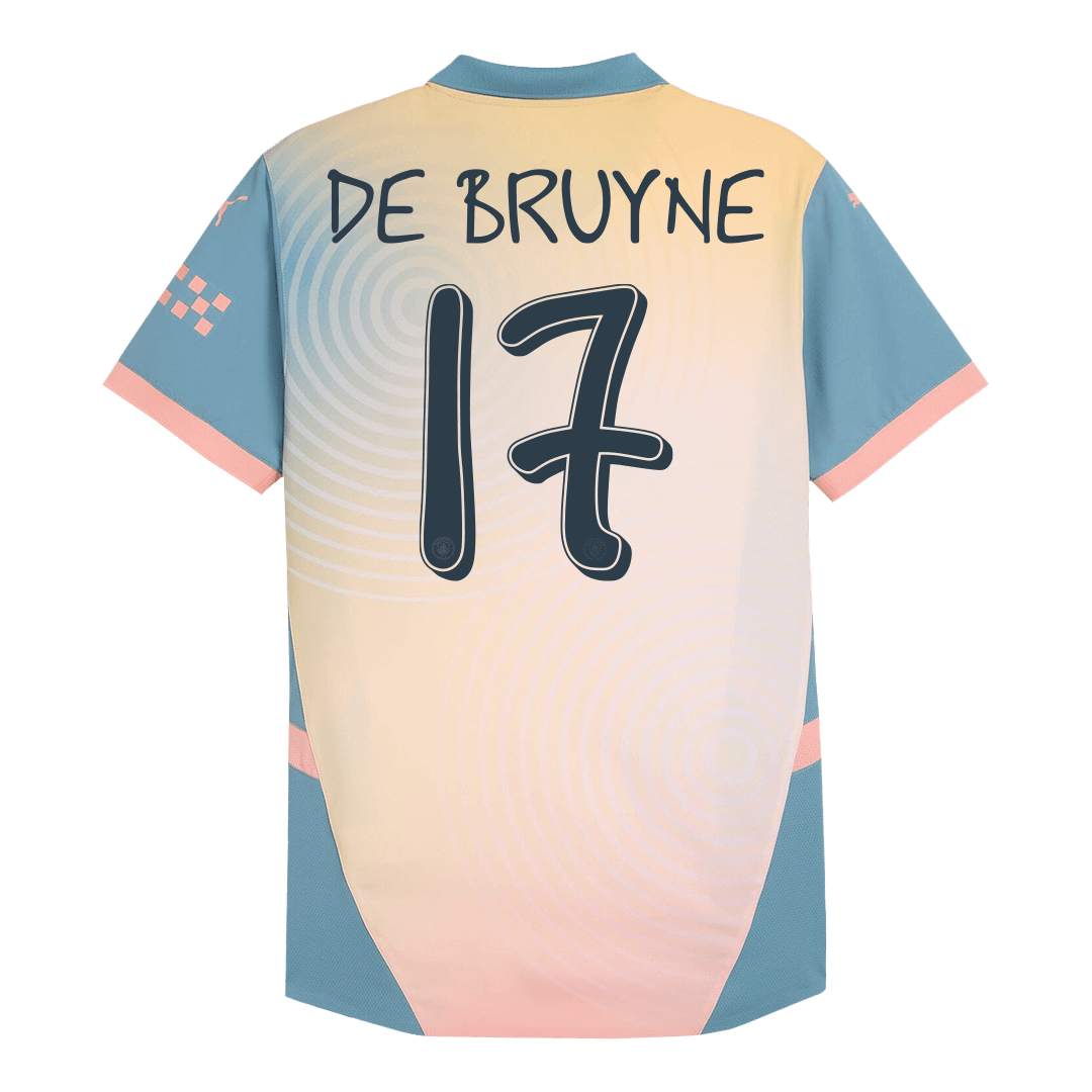 Manchester City DE BRUYNE #17 Fourth Away Soccer Match Jersey - Pro Jersey Shop