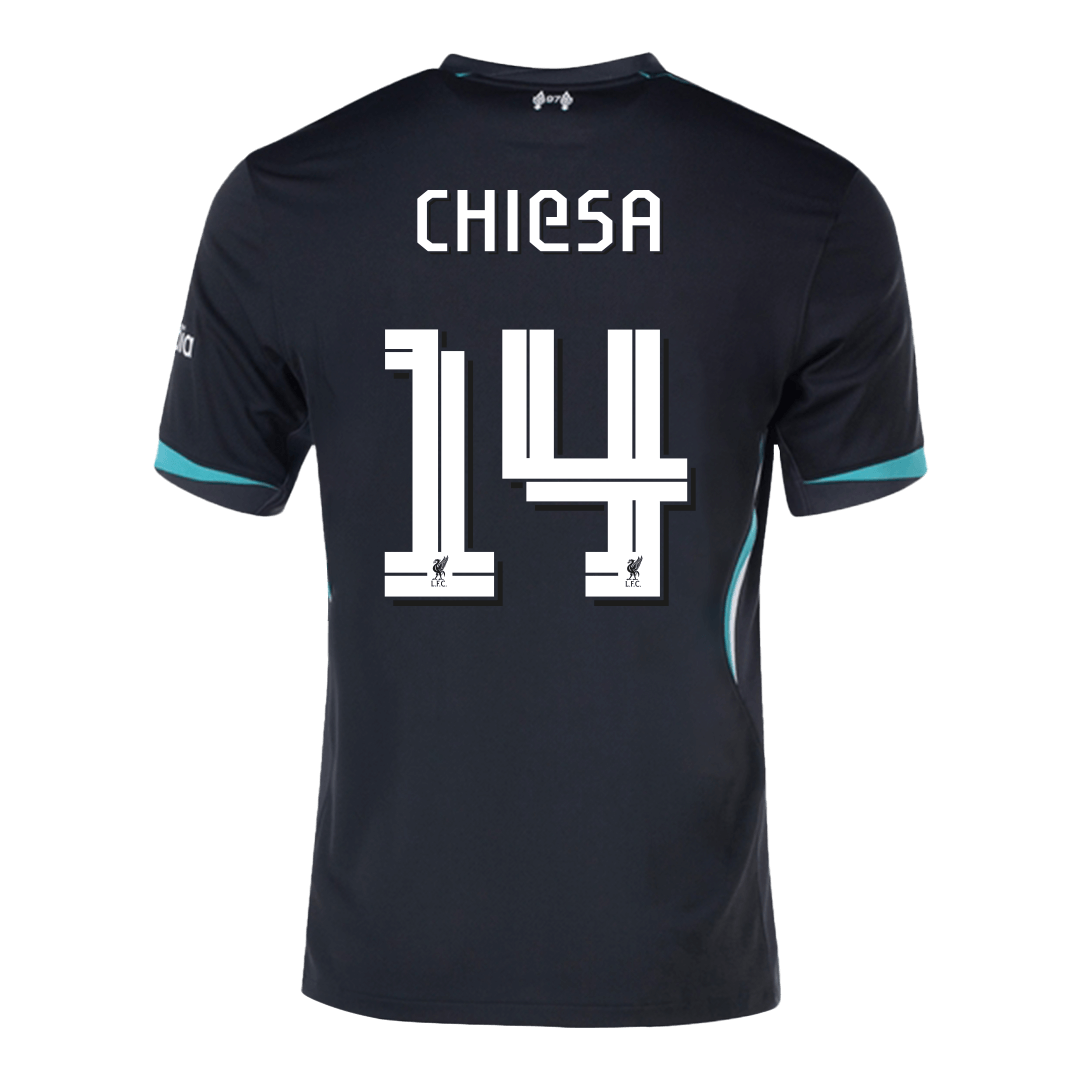 Liverpool CHIESA #14 Away Soccer Fan Jersey UCL - Pro Jersey Shop