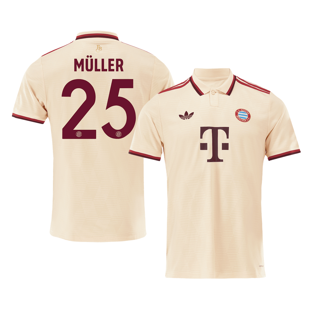 Bayern Munich MÜLLER #25 Third Away Soccer Fan Jersey UCL - Pro Jersey Shop