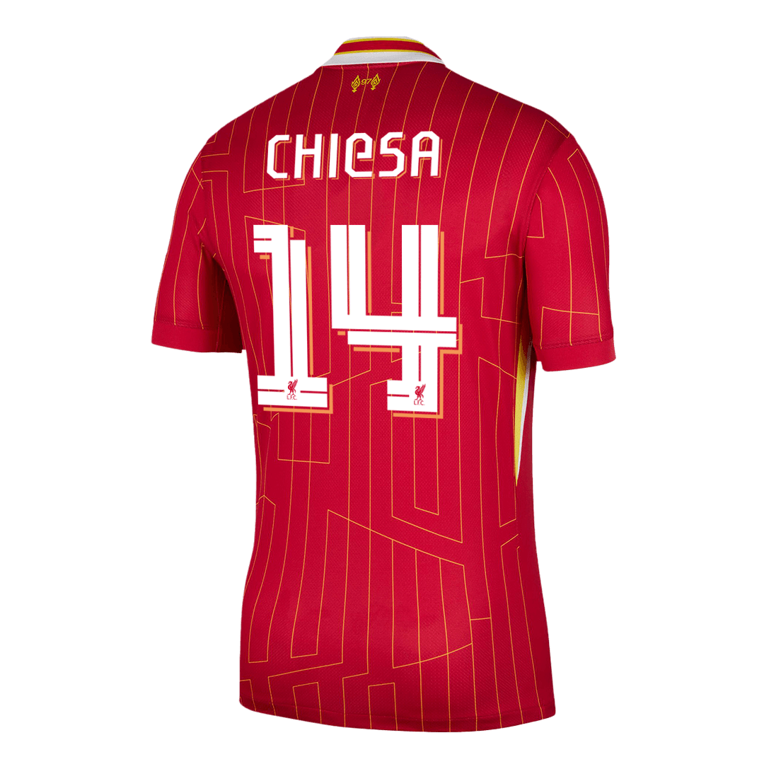 Liverpool CHIESA #14 Home Soccer Fan Jersey UCL - Pro Jersey Shop