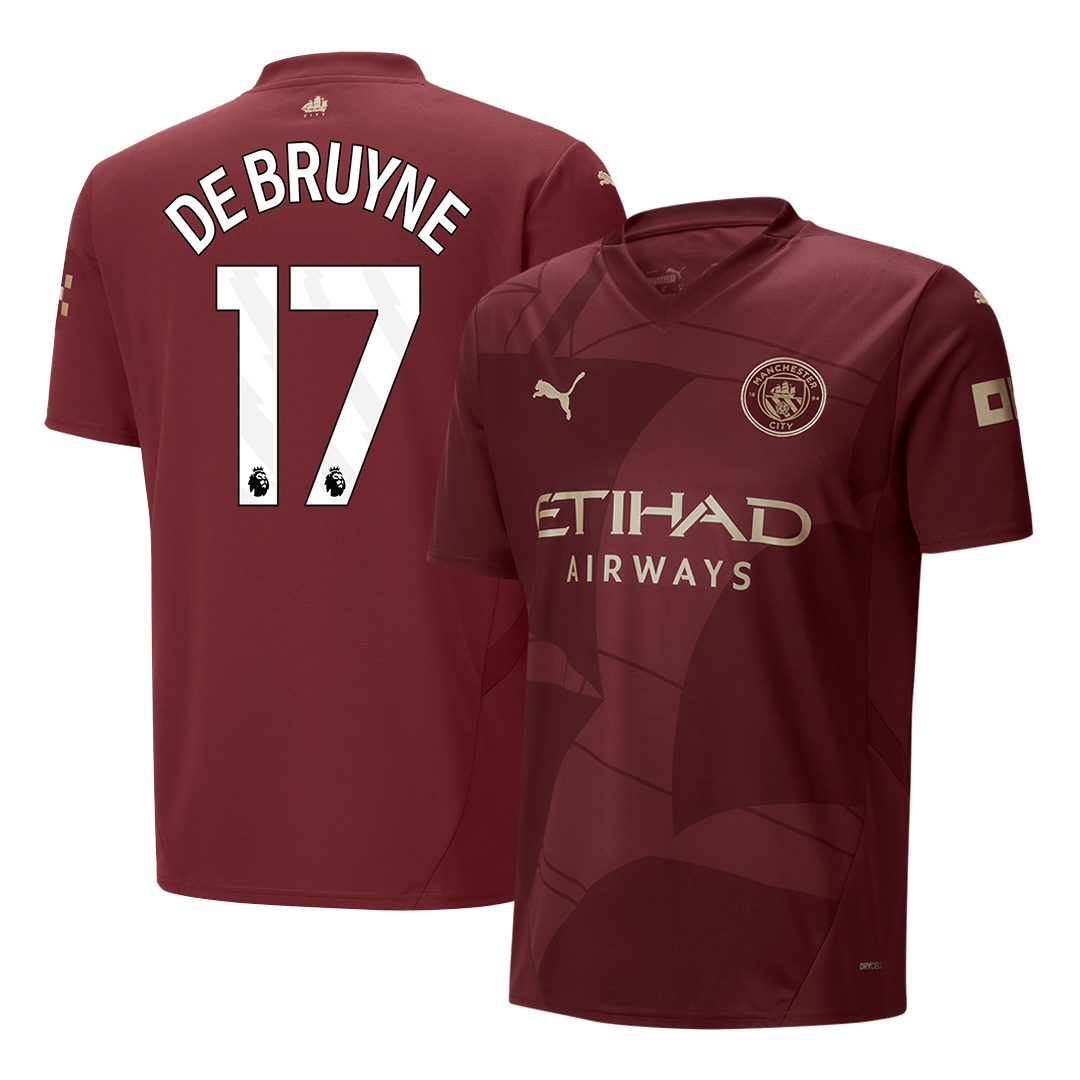 Manchester City DE BRUYNE #17 Third Away Soccer Fan Jersey - Pro Jersey Shop