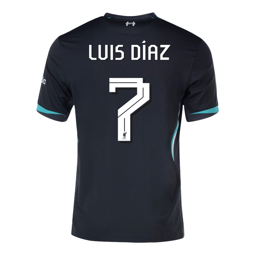 Liverpool LUIS DÍAZ #7 Away Soccer Fan Jersey UCL - Pro Jersey Shop