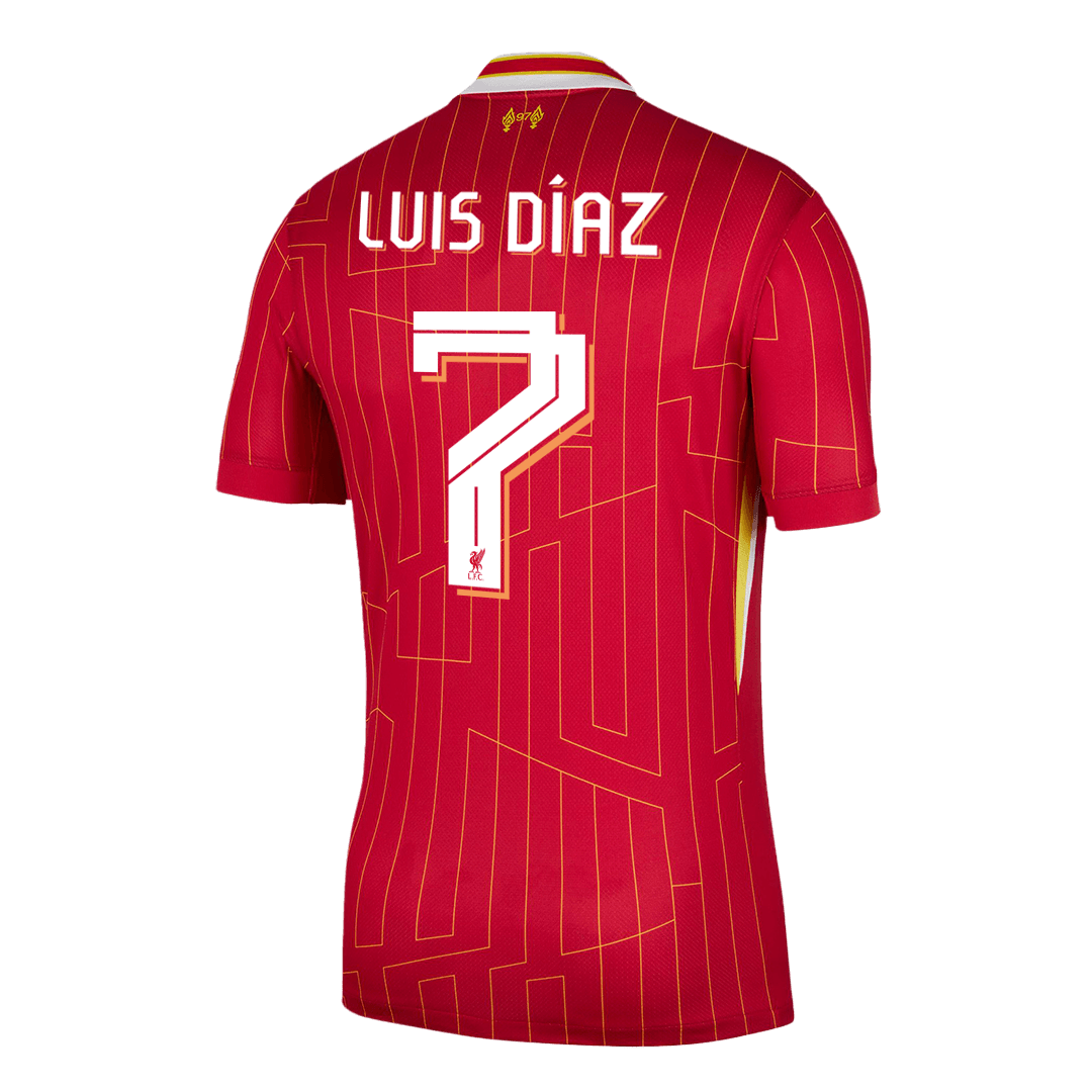 Liverpool LUIS DÍAZ #7 Home Soccer Fan Jersey UCL - Pro Jersey Shop