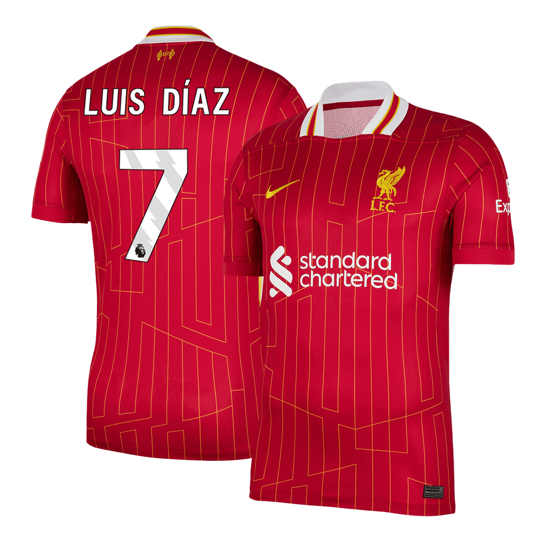 Liverpool LUIS DÍAZ #7 Home Soccer Fan Jersey - Pro Jersey Shop