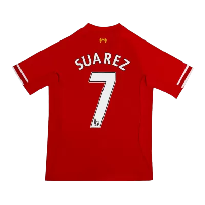 Men's Retro 2013/14 SUAREZ #7 Liverpool Home Soccer Jersey Shirt - Pro Jersey Shop