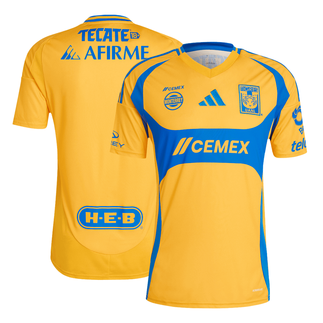Men's Tigres UANL Home Soccer Jersey Shirt - Fan Version - Pro Jersey Shop