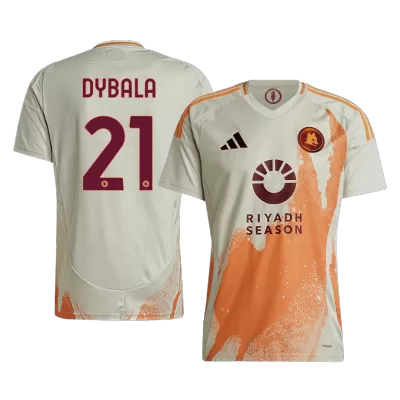 Men's DYBALA #21 Roma Away Soccer Jersey Shirt 2024/25 - Fan Version - Pro Jersey Shop