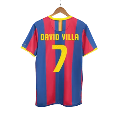 Retro 2010/11 DAVID VILLA #7 Barcelona Home Soccer Jersey - Pro Jersey Shop