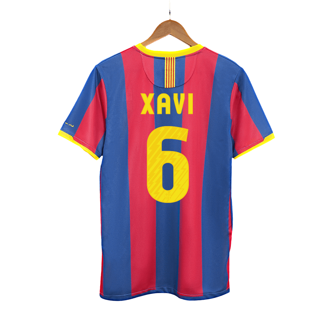 Retro 2010/11 XAVI #6 Barcelona Home Soccer Jersey - Pro Jersey Shop