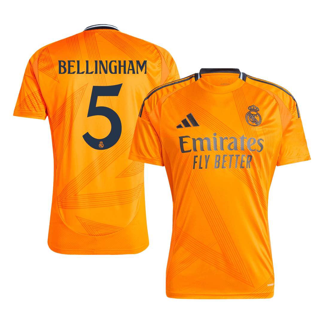 Real Madrid BELLINGHAM #5 Away Soccer Fan Jersey - Pro Jersey Shop