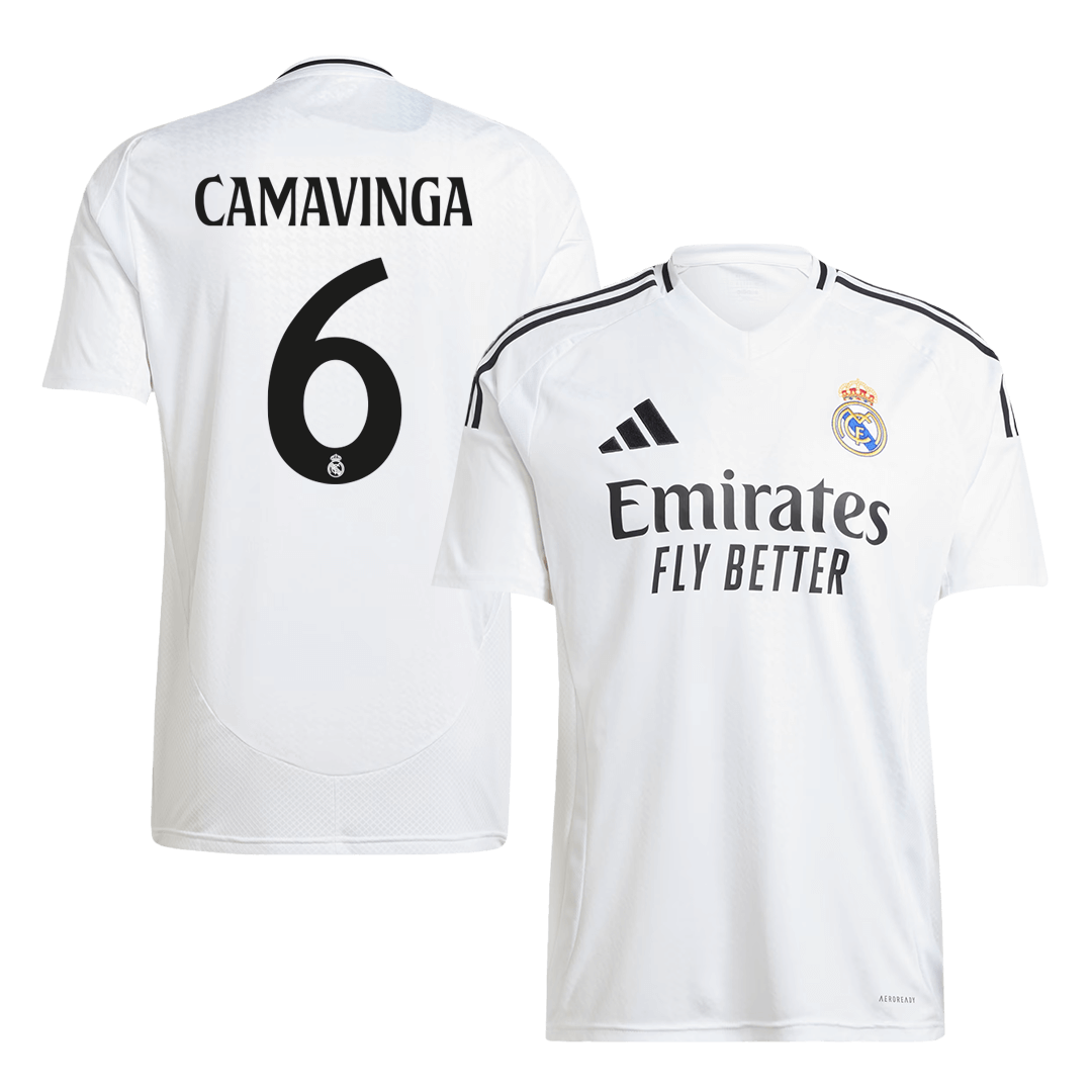 Real Madrid CAMAVINGA #6 Home Soccer Fan Jersey - Pro Jersey Shop