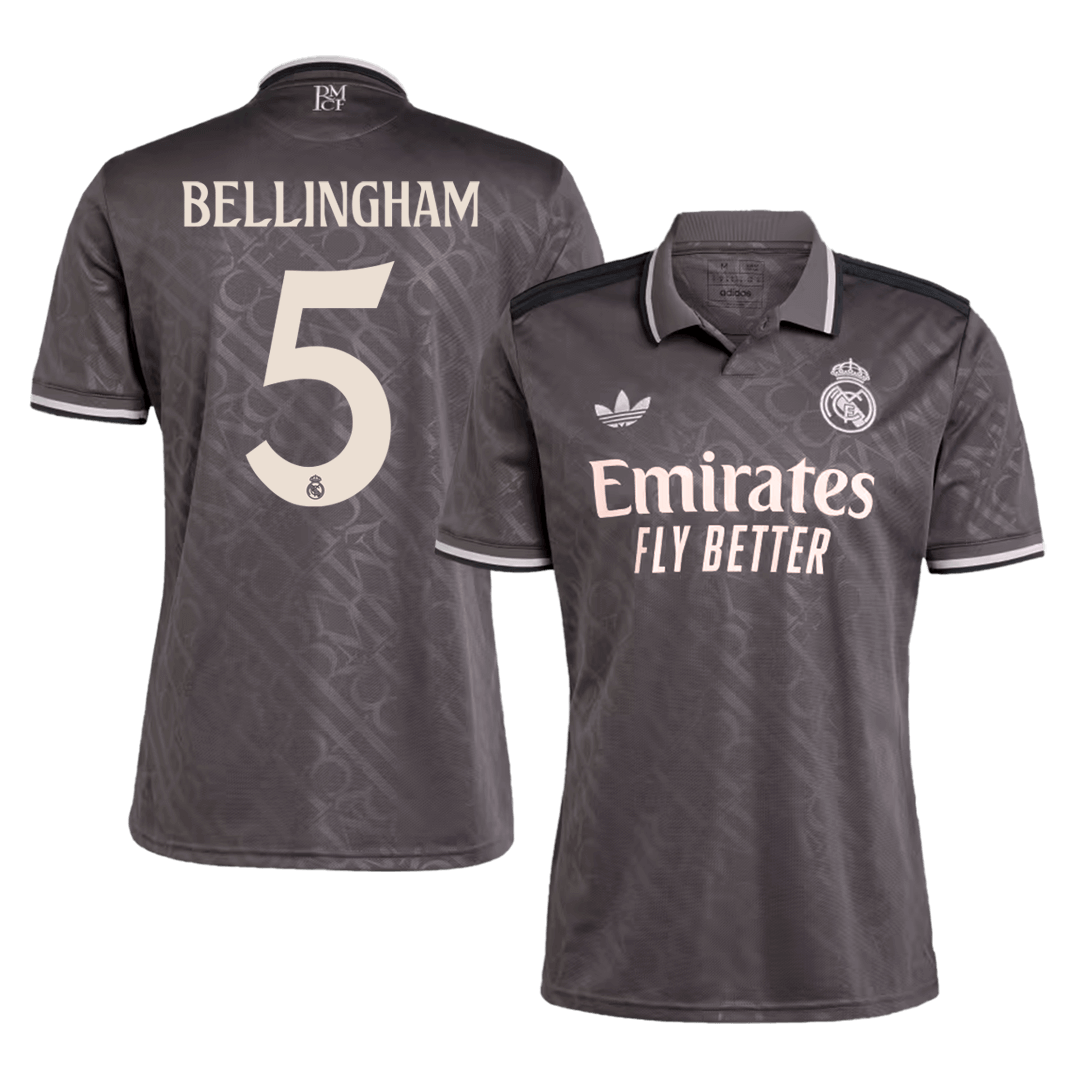 Real Madrid BELLINGHAM #5 Third Away Soccer Fan Jersey - Pro Jersey Shop
