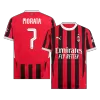 UCL Men's MORATA #7 AC Milan Home Soccer Jersey Shirt 2024/25 - Fan Version - Pro Jersey Shop