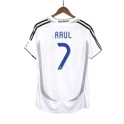 Men's Retro 2006/07 RAUL #7 Real Madrid Home Soccer Jersey Shirt - Pro Jersey Shop