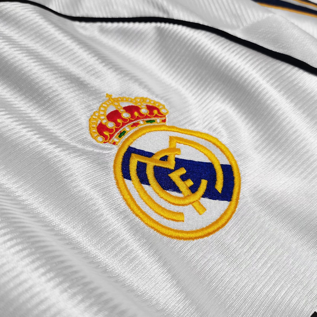 Retro 1999/00 Real Madrid Home Soccer Jersey - Pro Jersey Shop