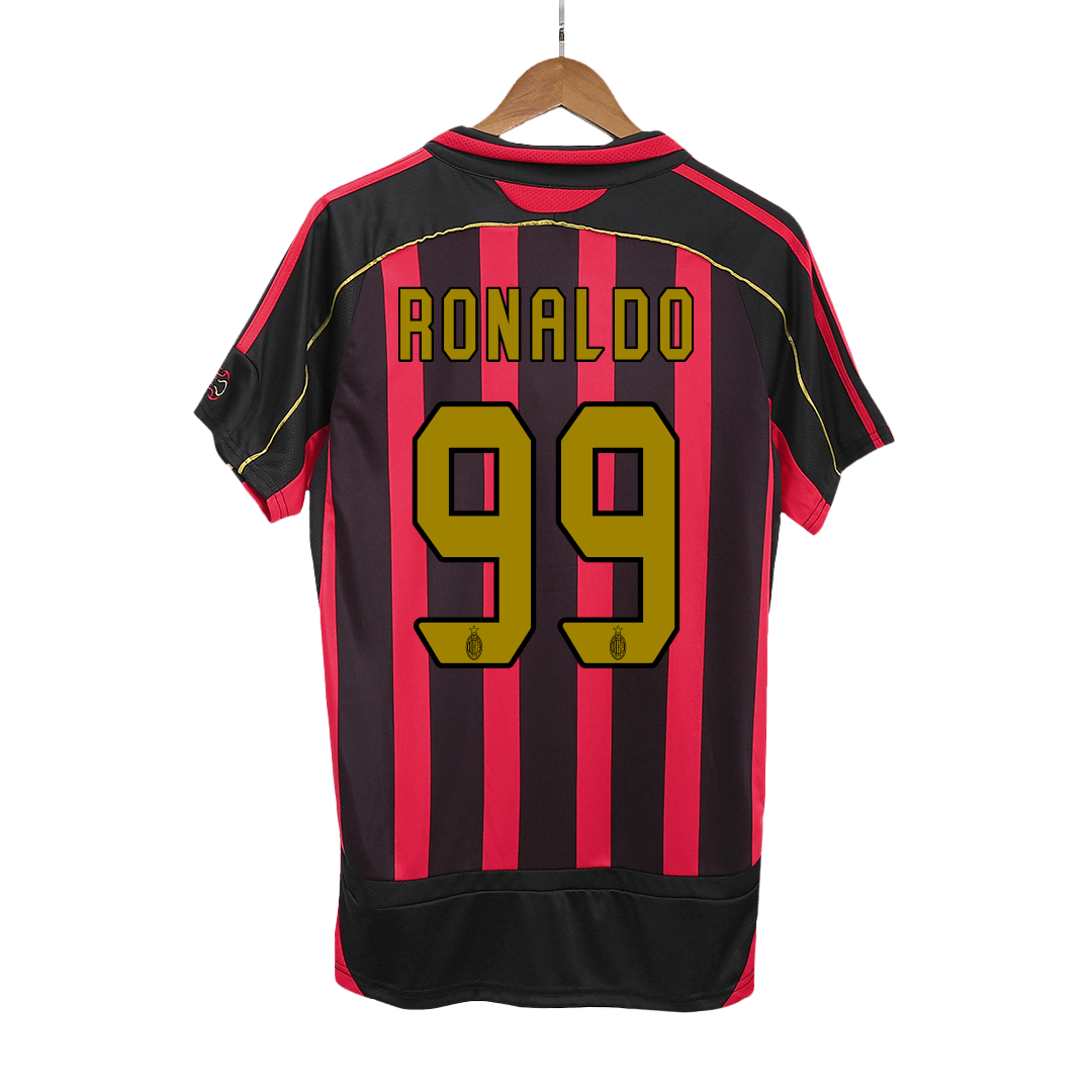 Retro 2006/07 RONALDO #99 AC Milan Home Soccer Jersey - Pro Jersey Shop