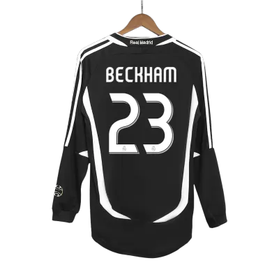 Men's Retro 2006/07 Replica BECKHAM #23 Real Madrid Away Long Sleeves Soccer Jersey Shirt - Pro Jersey Shop