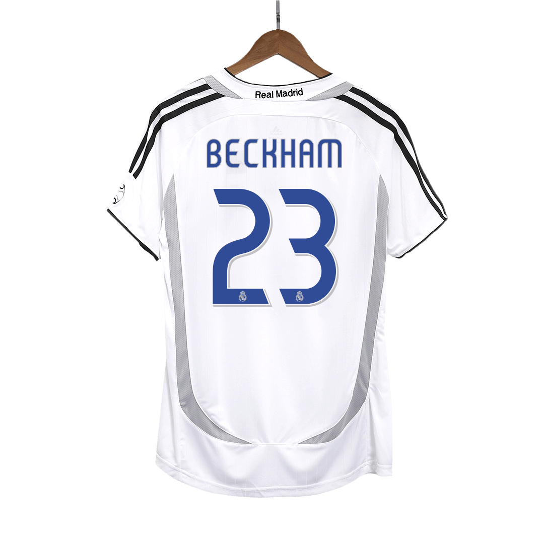 Retro 2006/07 BECKHAM #23 Real Madrid Home Soccer Jersey - Pro Jersey Shop