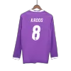 Men's Retro 2016/17 Replica KROOS #8 Real Madrid Away Long Sleeves Soccer Jersey Shirt - Pro Jersey Shop