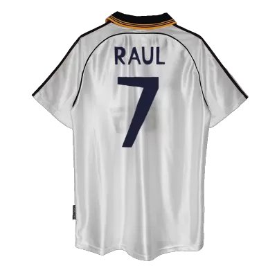 Men's Retro 1998/00 RAUL #7 Real Madrid Home Soccer Jersey Shirt - Pro Jersey Shop