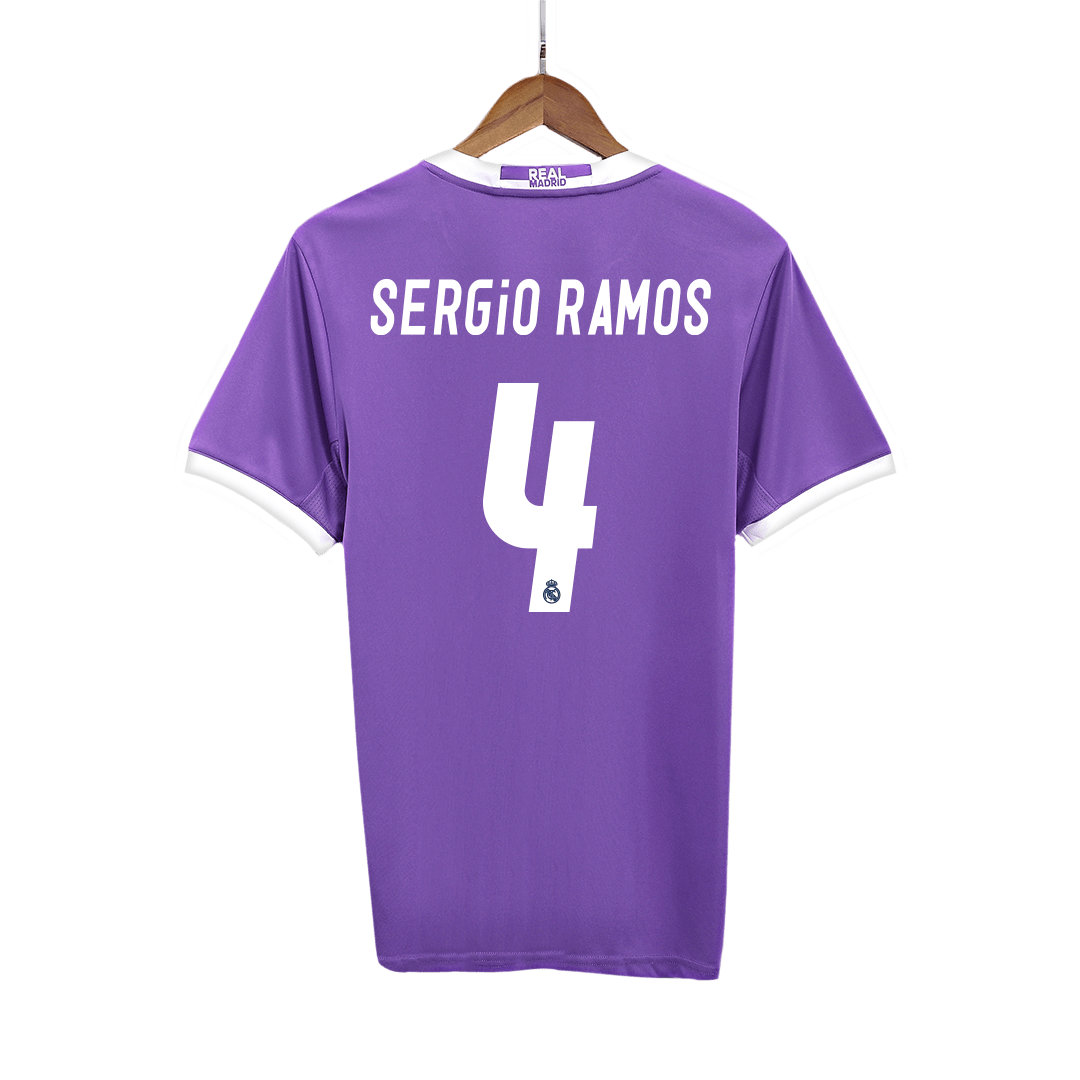 Retro 2016/17 SERGIO RAMOS #4 Real Madrid Away Soccer Jersey - Pro Jersey Shop