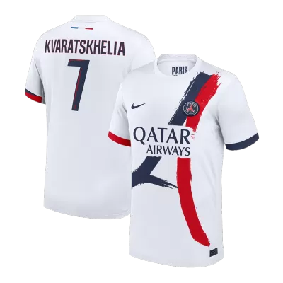 Men's KVARATSKHELIA #7 PSG Away Soccer Jersey Shirt 2024/25 - Fan Version - Pro Jersey Shop