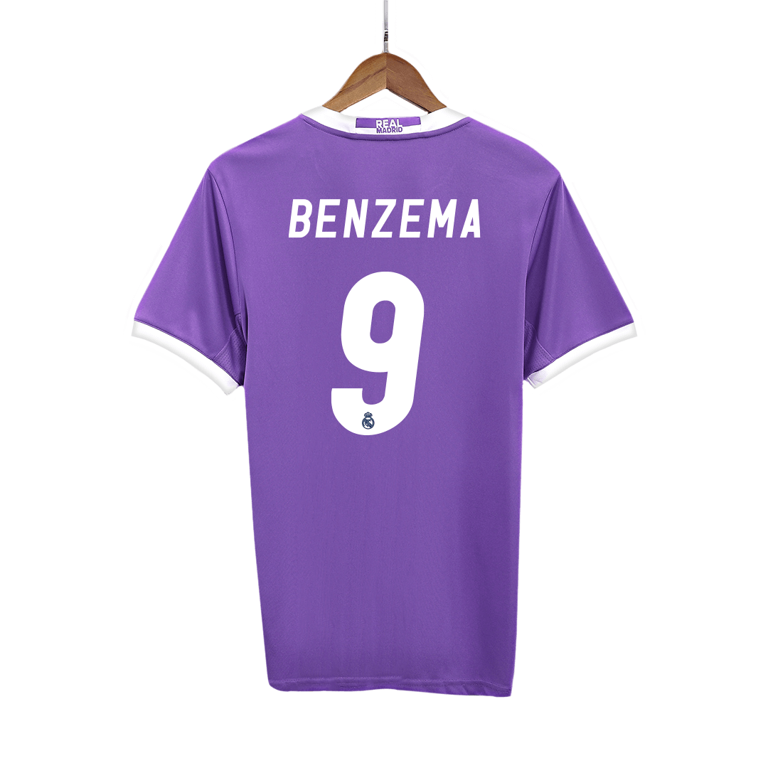 Retro 2016/17 BENZEMA #9 Real Madrid Away Soccer Jersey - Pro Jersey Shop