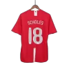 UCL Men's Retro 2007/08 SCHOLES #18 Manchester United Home Soccer Jersey Shirt - Pro Jersey Shop