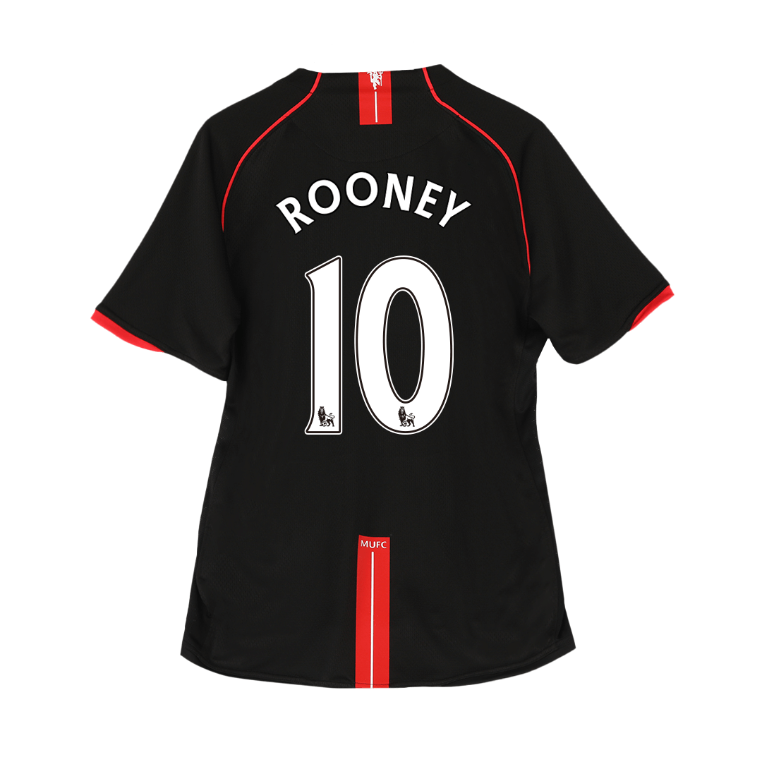 Retro 2007/08 ROONEY #10 Manchester United Away Soccer Jersey - Pro Jersey Shop
