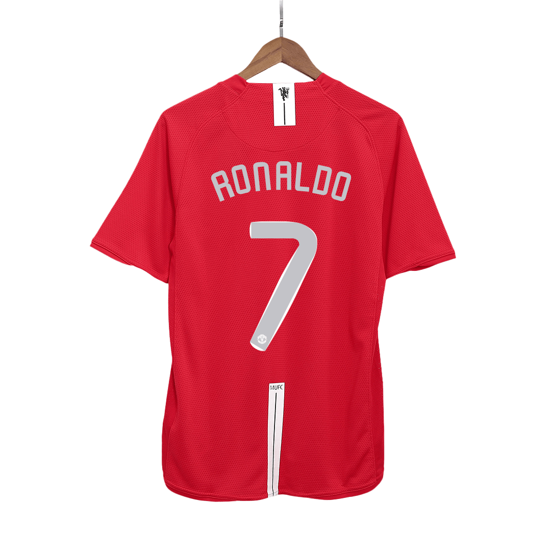 Retro 2007/08 RONALDO #7 Manchester United Home Soccer Jersey - Pro Jersey Shop