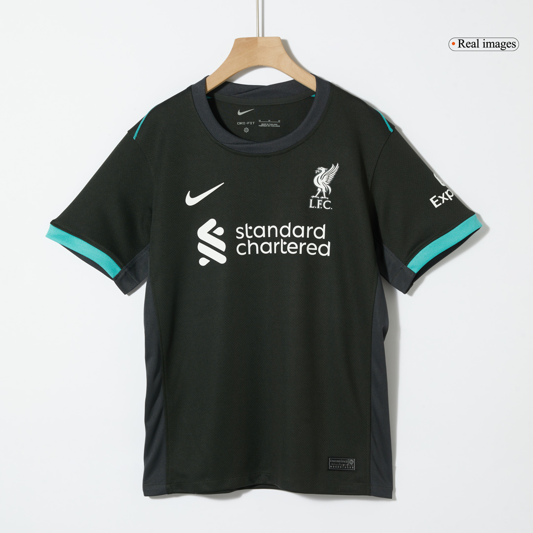 Premium Quality Kids Liverpool Away Soccer Jersey Kit (Jersey+Shorts) - Pro Jersey Shop