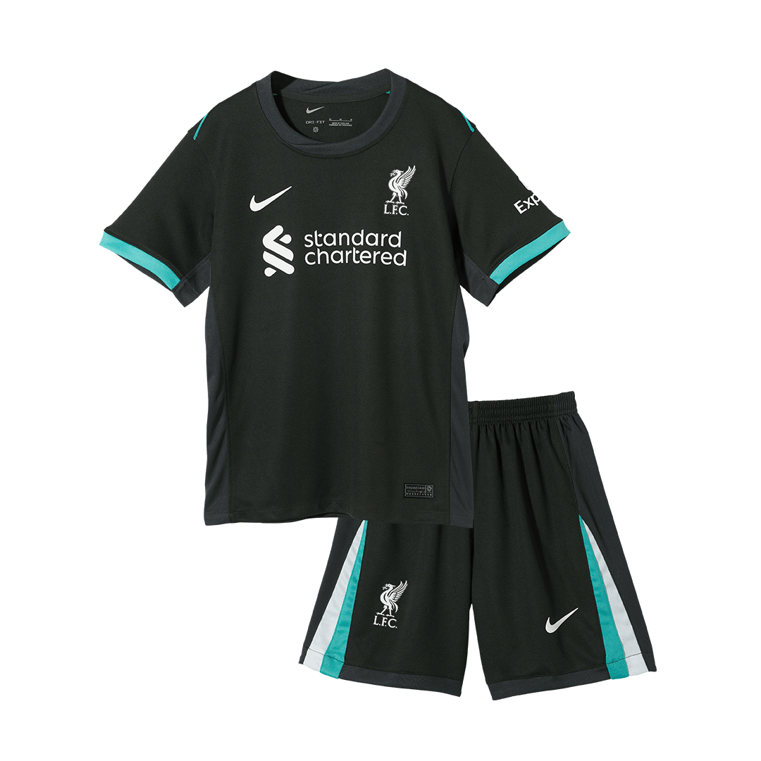 Premium Quality Kids Liverpool Away Soccer Jersey Kit (Jersey+Shorts) - Pro Jersey Shop