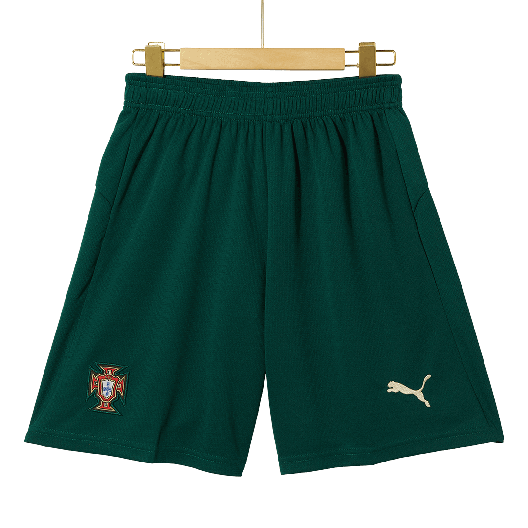 Men's Portugal Home Soccer Shorts 2025 - Pro Jersey Shop