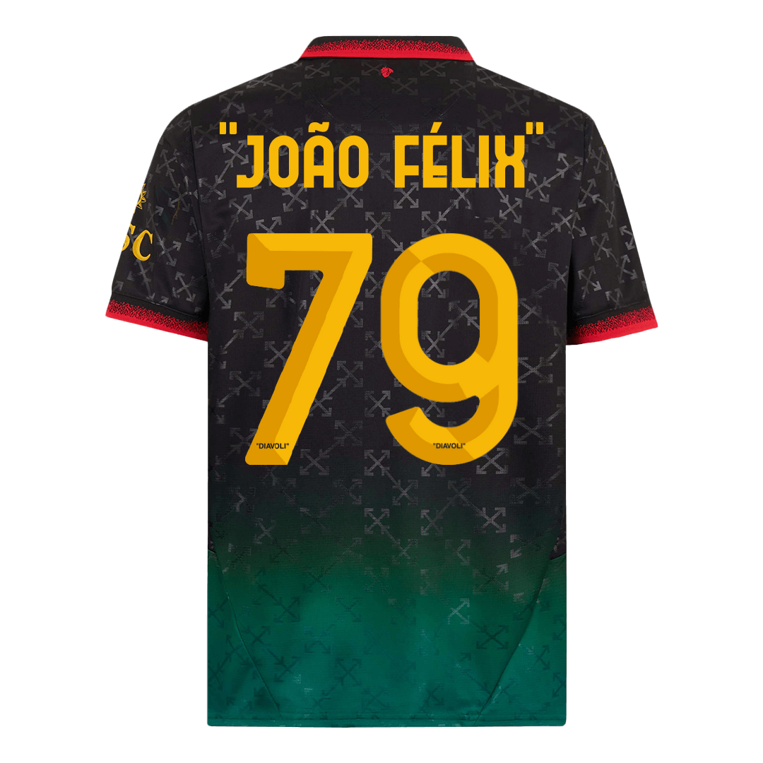 Men's "JOÃO FÉLIX" #79 AC Milan Fourth Away Soccer Jersey Shirt - Fan Version - Pro Jersey Shop