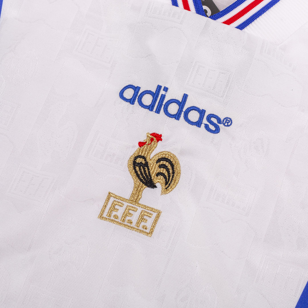 Retro 1996 France Away Soccer Jersey - Pro Jersey Shop