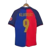 Men's Retro 1999/00 KLUIVERT #9 Barcelona Home 100th Anniversary Soccer Jersey Shirt - Pro Jersey Shop