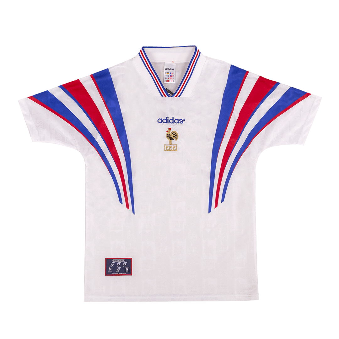 Retro 1996 France Away Soccer Jersey - Pro Jersey Shop