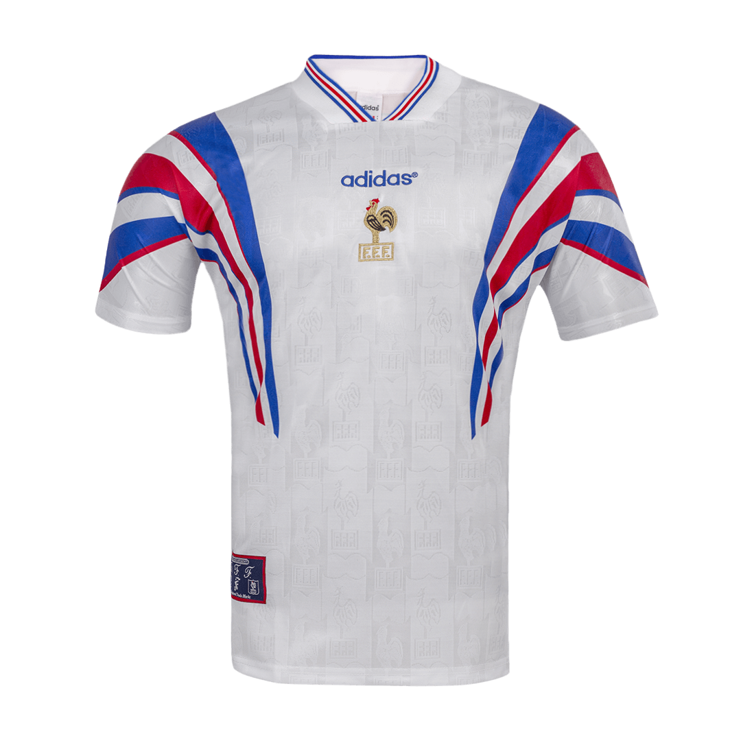 Retro 1996 France Away Soccer Jersey - Pro Jersey Shop