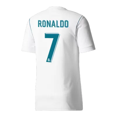 Men's Retro 2017/18 RONALDO #7 Real Madrid Home Soccer Jersey Shirt - Pro Jersey Shop